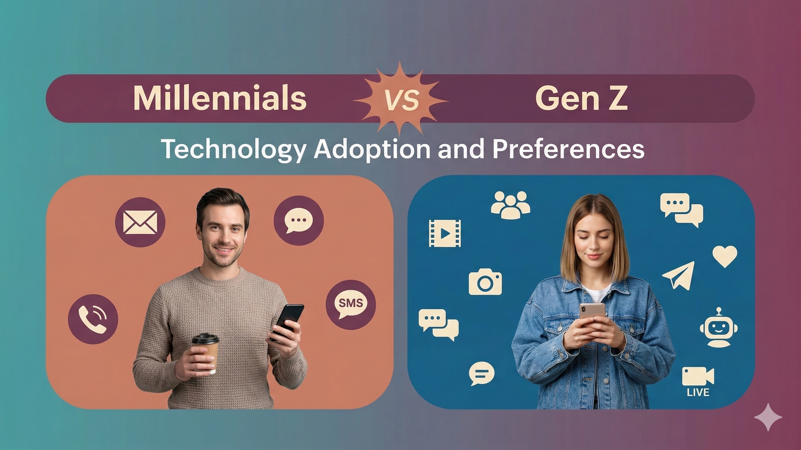 Why is there such a big shift in gen z and millennials?