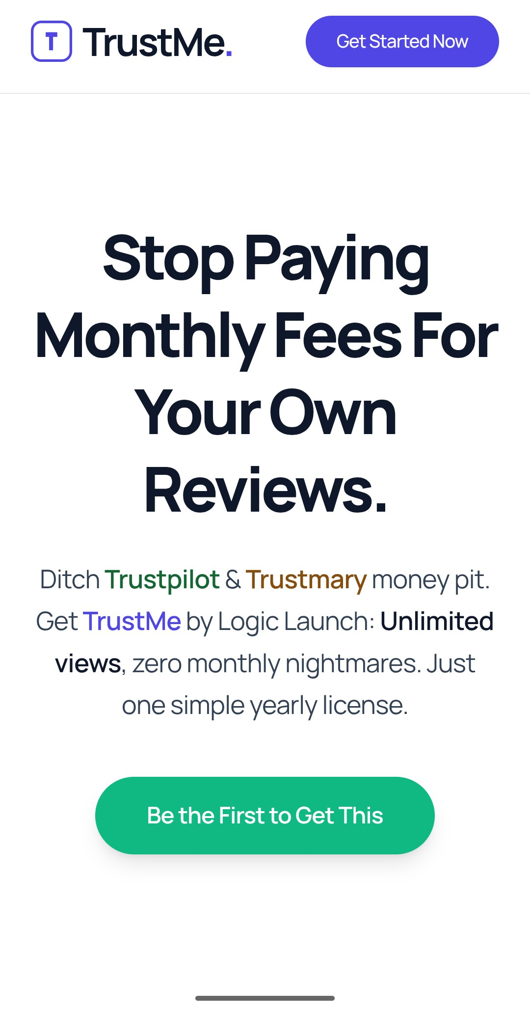 Trust Me Reviews Score Plugin 